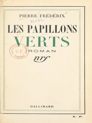 cover image of Les papillons verts